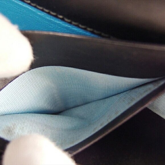 BVLGARI Wallet Bulgari Bulgari x Leather Authentic USED - Picture 10 of 11